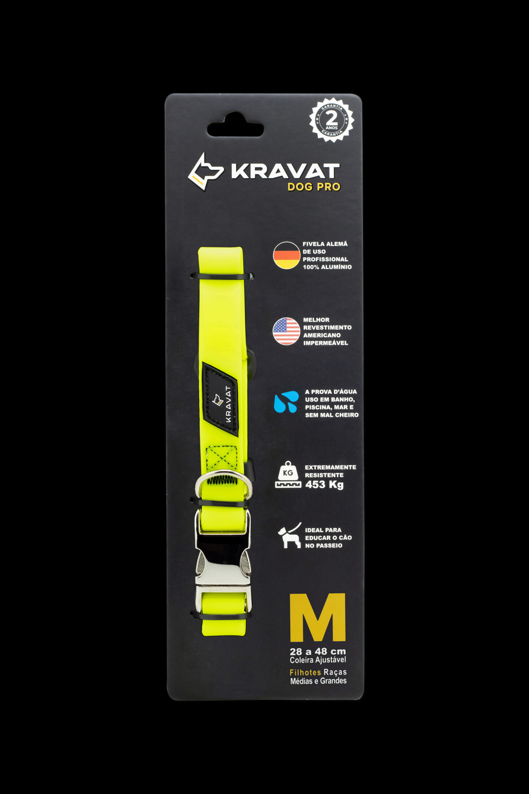 IMG_4174 Kravat Profissional Amarelo Fluor - Imagem 5